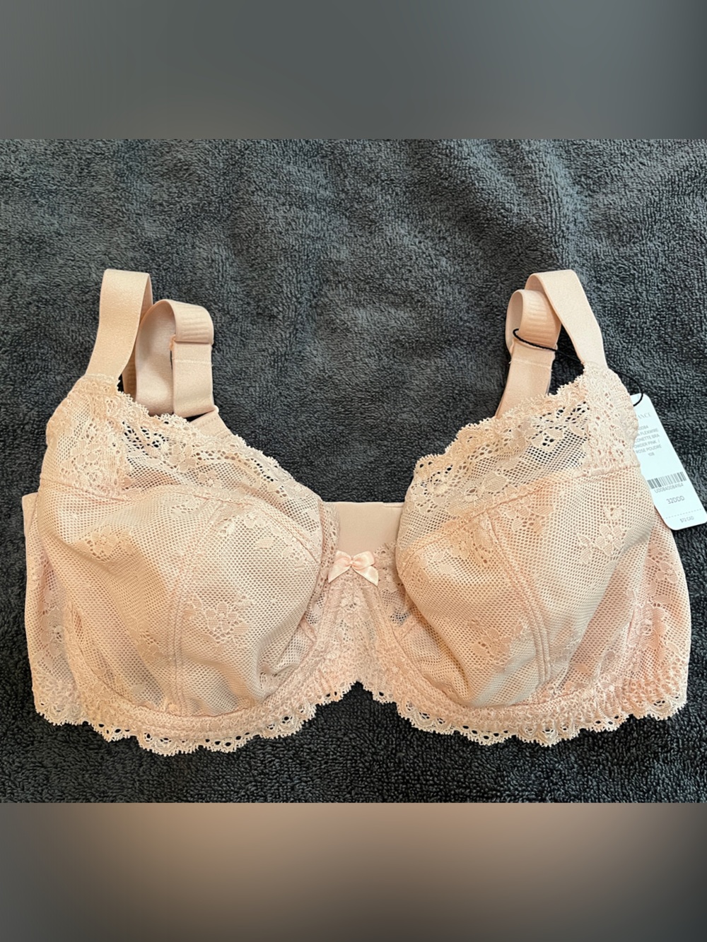 Understance Lace Underwire Bra in Blush Pink 32DDD NWT